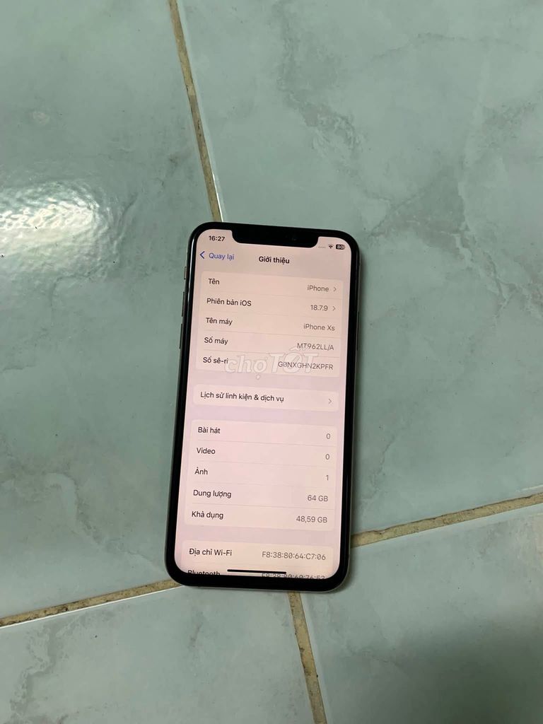 iPhone XS 64GB Vàng Đã sử dụng. Mua bán Điện thoại tại Quận 1 Tp Hồ Chí Minh được đăng bởi Hội Đồ Điện Tử hình 1