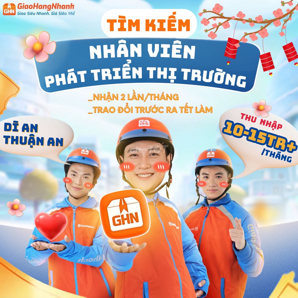 KHO GHN DĨ AN TUYỂN SHIPPER SAU TẾT (10-15Tr++)