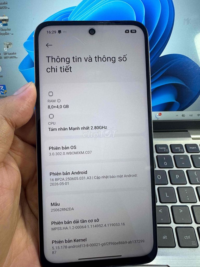 Xiaomi Redmi 15 8GB/128GB Xám. Mua bán Điện thoại tại Quận 6 Tp Hồ Chí Minh được đăng bởi QUỐC THIÊN BÁN GÓP 0 ĐỒNG  hình 1