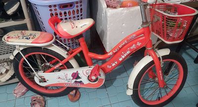 Thanh lý xe đạp màu hồng còn rất mới, xe không lỗi