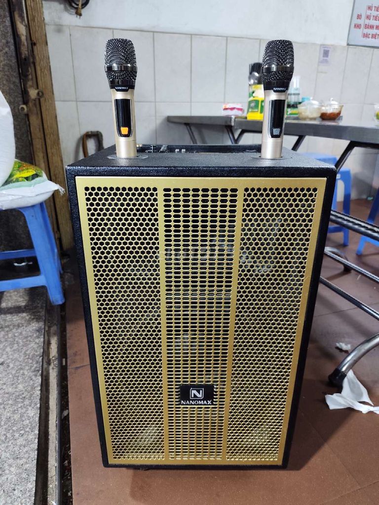Loa kéo NANOMAX S-1000 bass 30 Đen, vàng. Mua bán Tivi, Âm thanh tại Quận 6 Tp Hồ Chí Minh được đăng bởi ĐOÀN VĂN SƠN  hình 1