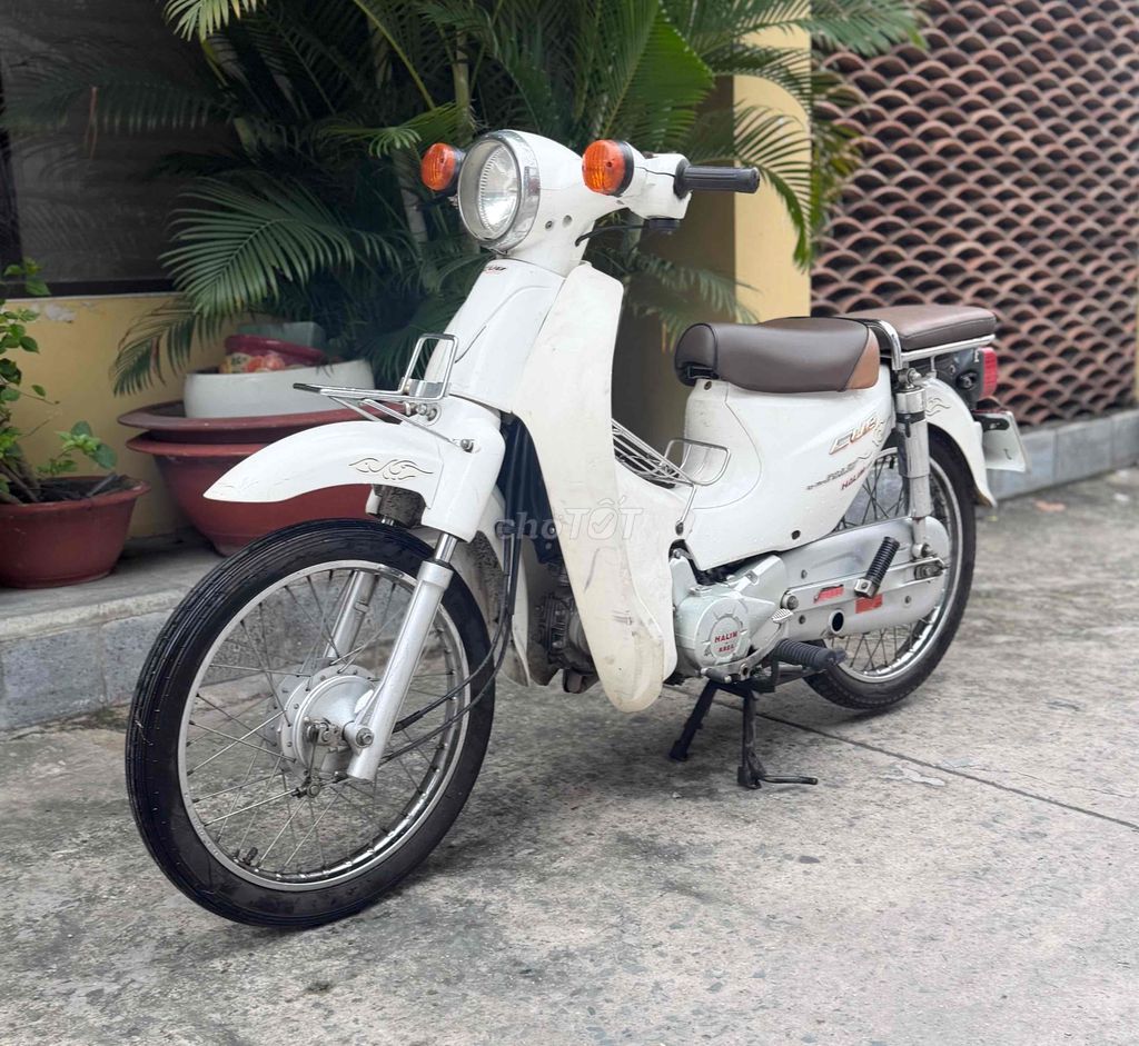 Honda Cub 50cc 2019, ровный пластик, тихо работает, номер Ламдонг