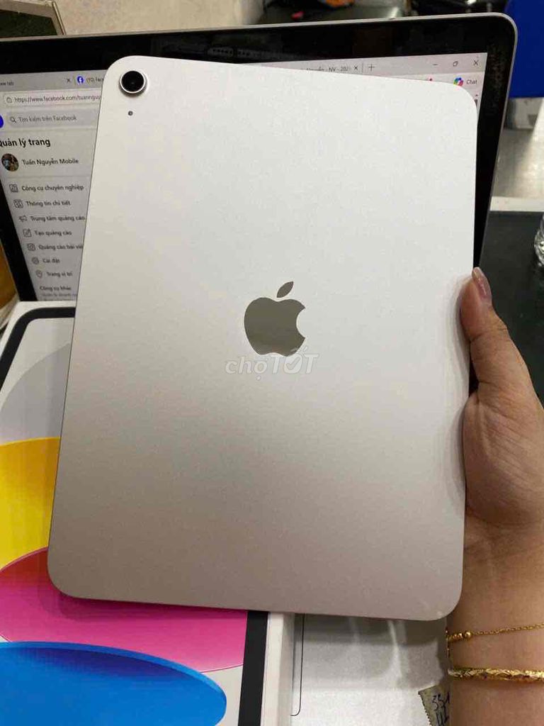 Ipad A16 128G Bạc Wifi ZA/A - Pin 100% giá rẻ. Mua bán Máy tính bảng tại Quận 3 Tp Hồ Chí Minh được đăng bởi Tuấn Nguyễn hình 1