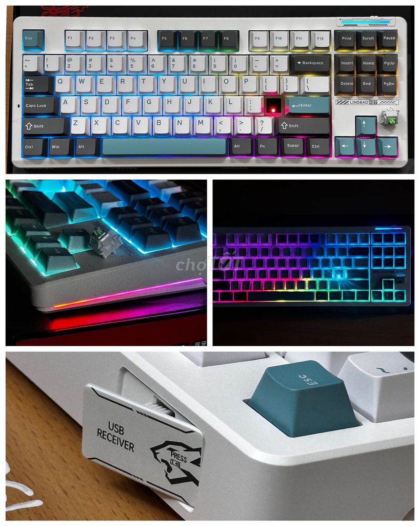 Bàn phím cơ LINGBAO K87. Mua bán Phụ kiện (Màn hình, Chuột...) tại Thành phố Phúc Yên Vĩnh Phúc được đăng bởi Hữu Chính hình 1