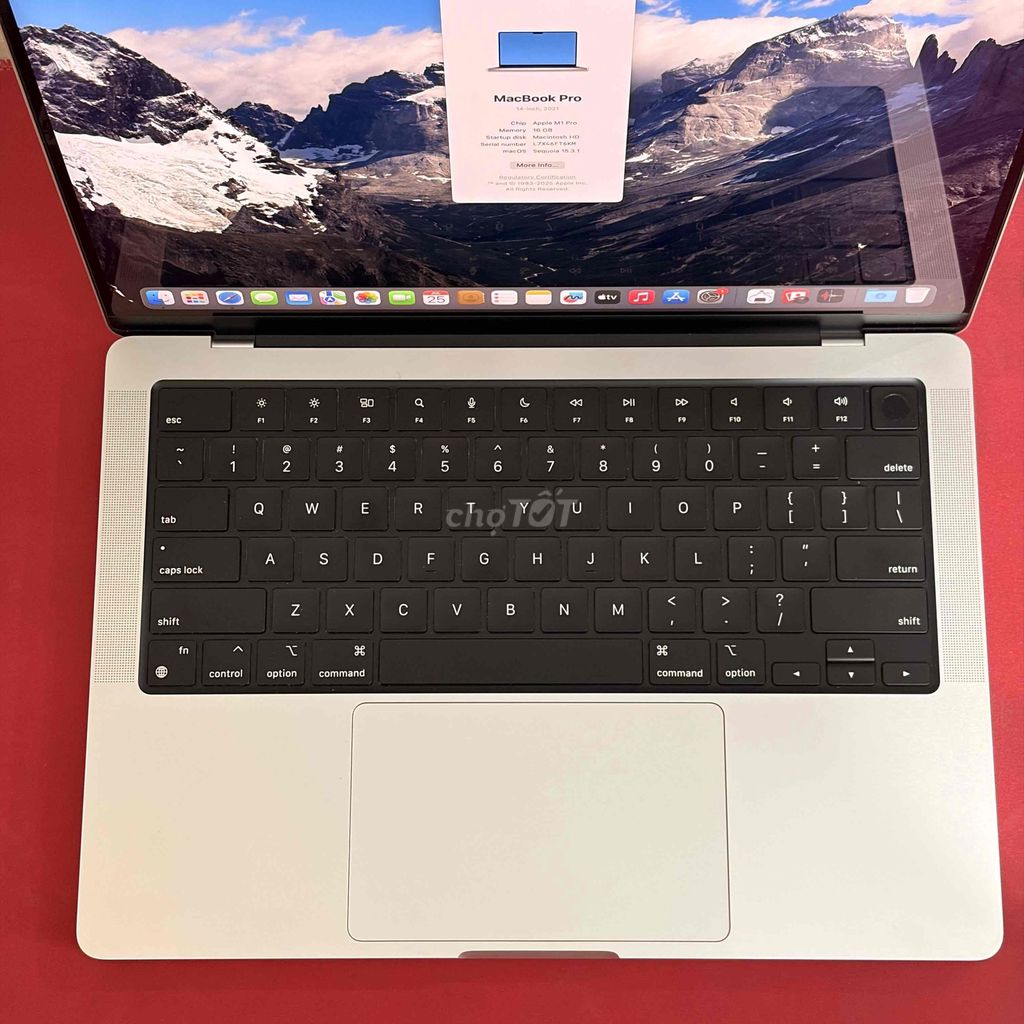 MacBook Pro 2021 ,14 M1 Pro  - 16 gb - 512 gb. Mua bán Laptop tại Quận Bình Thạnh Tp Hồ Chí Minh được đăng bởi Mac Hiền 50 Nguyễn Cửu Vân hình 1