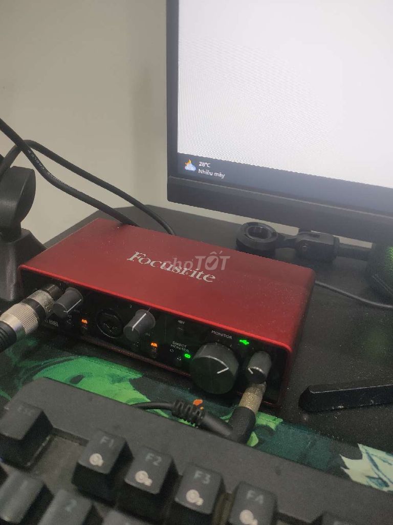 soundcard forcusrite 2i2 gen 3. Mua bán Tivi, Âm thanh tại Thành phố Thủ Đức Tp Hồ Chí Minh được đăng bởi Li Ying Jie hình 1
