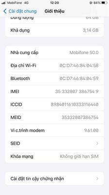 iphone 6splus mã vna