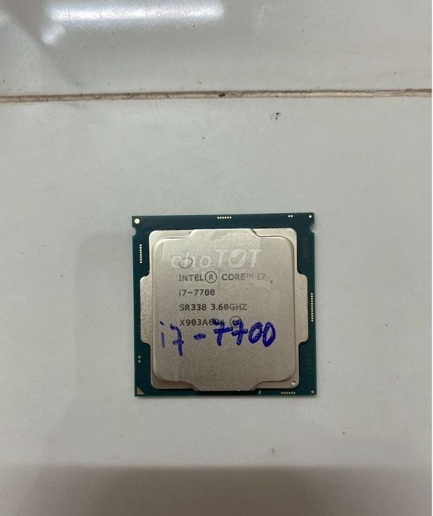 CPU Intel Co i7 7700 4.20GHz, 8M, 4 Cores 8 Thread