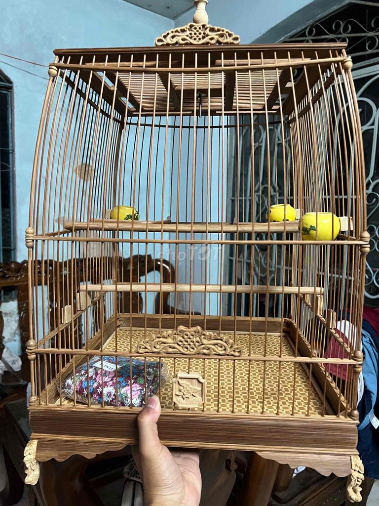 Lồng chim Tre size 36 Nâu. Mua bán Chim tại Quận Bình Thạnh Tp Hồ Chí Minh được đăng bởi duy nguyen hình 1
