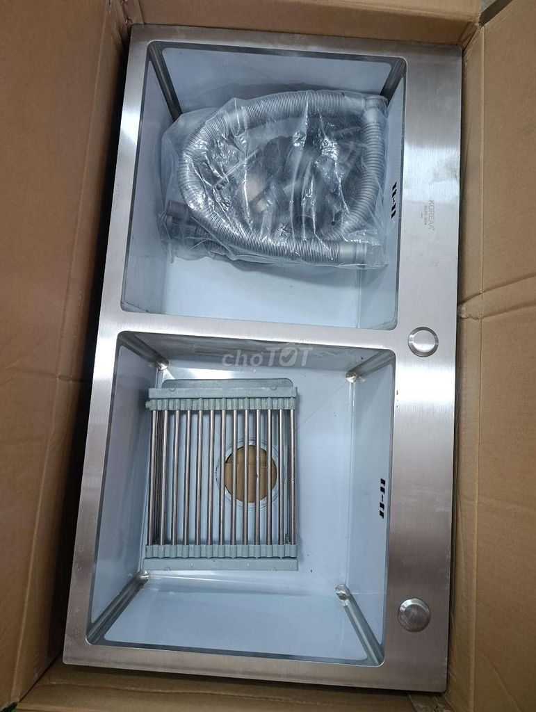 Chậu rửa bát Inox Đôi 82x45cm Bạc. Mua bán Dụng cụ nhà bếp tại Huyện Thanh Trì Hà Nội được đăng bởi mai thị vui hình 1