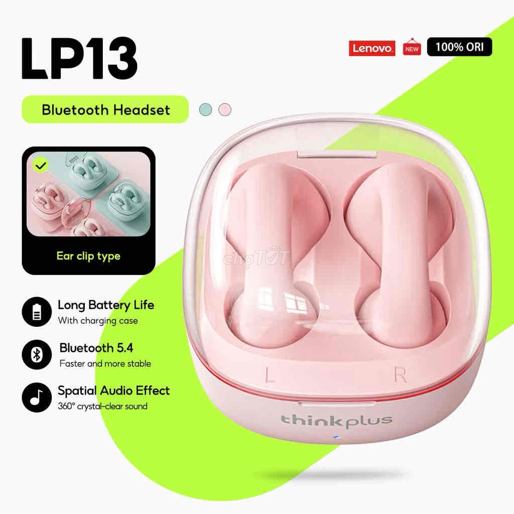 Tai nghe Bluetooth Lenovo LP13. Mua bán Tivi, Âm thanh tại Thành phố Vũng Tàu Bà Rịa - Vũng Tàu được đăng bởi Ngọc lan hình 1