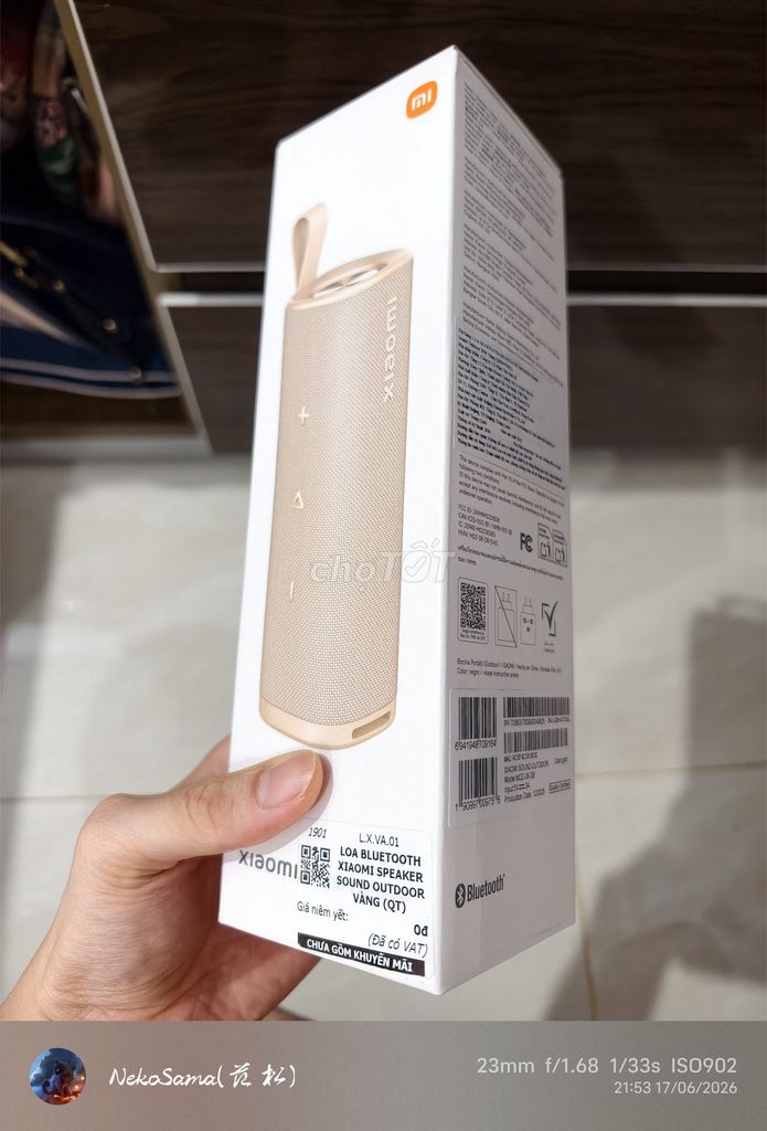 Loa Bluetooth Xiaomi outdoor 30W Vàng Newseal . Mua bán Tivi, Âm thanh tại Thành phố Qui Nhơn Bình Định được đăng bởi Mèo hình 1