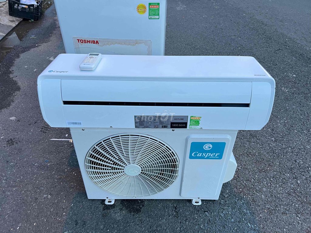 Máy lạnh Casper Inverter 1 HP cũ Trắng. Mua bán Máy lạnh, điều hoà tại Thành phố Rạch Giá Kiên Giang được đăng bởi Điện Lạnh PhươngiCool hình 1