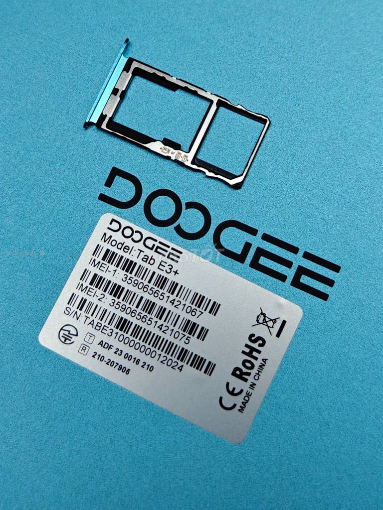 Doogee Tab E3 Plus 12 inch Vỏ nhôm Xanh. Mua bán Máy tính bảng tại Quận 1 Tp Hồ Chí Minh được đăng bởi Hội Đồ Điện Tử hình 1