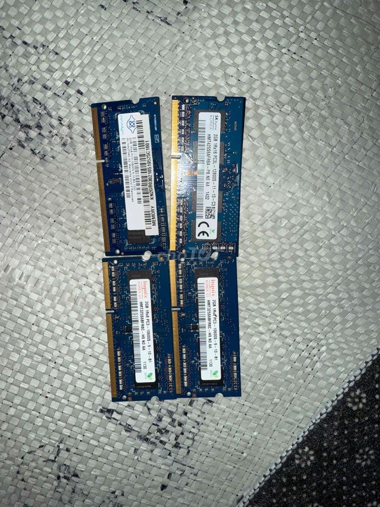 Thanh lý 4 thanh ddr3 laptop 2gb. Mua bán Linh kiện (RAM, Card...) tại Quận 5 Tp Hồ Chí Minh được đăng bởi Kiến Lâm hình 1