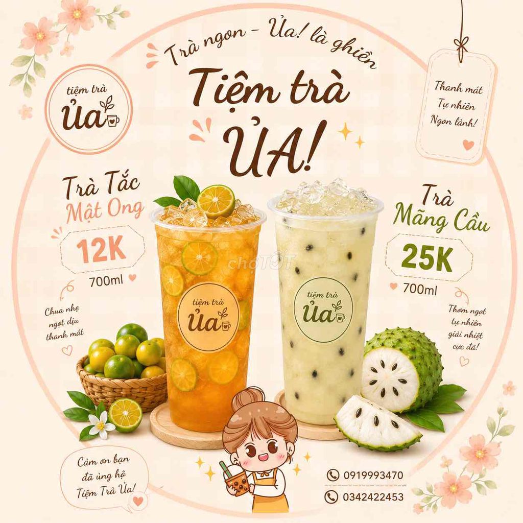 Tiệm Trà Ủa. Mua bán Đồ ăn, thực phẩm và các loại khác tại Quận Gò Vấp Tp Hồ Chí Minh được đăng bởi dương hình 1