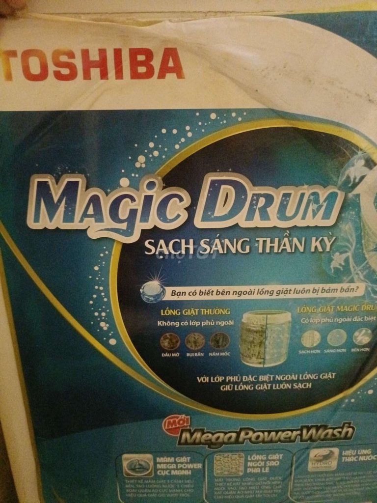 Máy giặt Toshiba Magic Drum Trắng Đã sử dụng. Mua bán Máy giặt tại Quận Liên Chiểu Đà Nẵng được đăng bởi Thu Ngọc hình 1