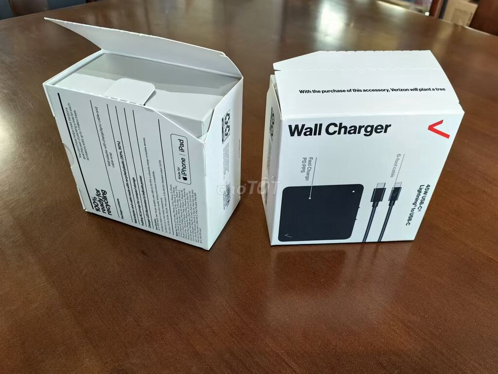 Bộ sạc nhanh Verizon 45W kèm cáp C to C sạc PD/PPS