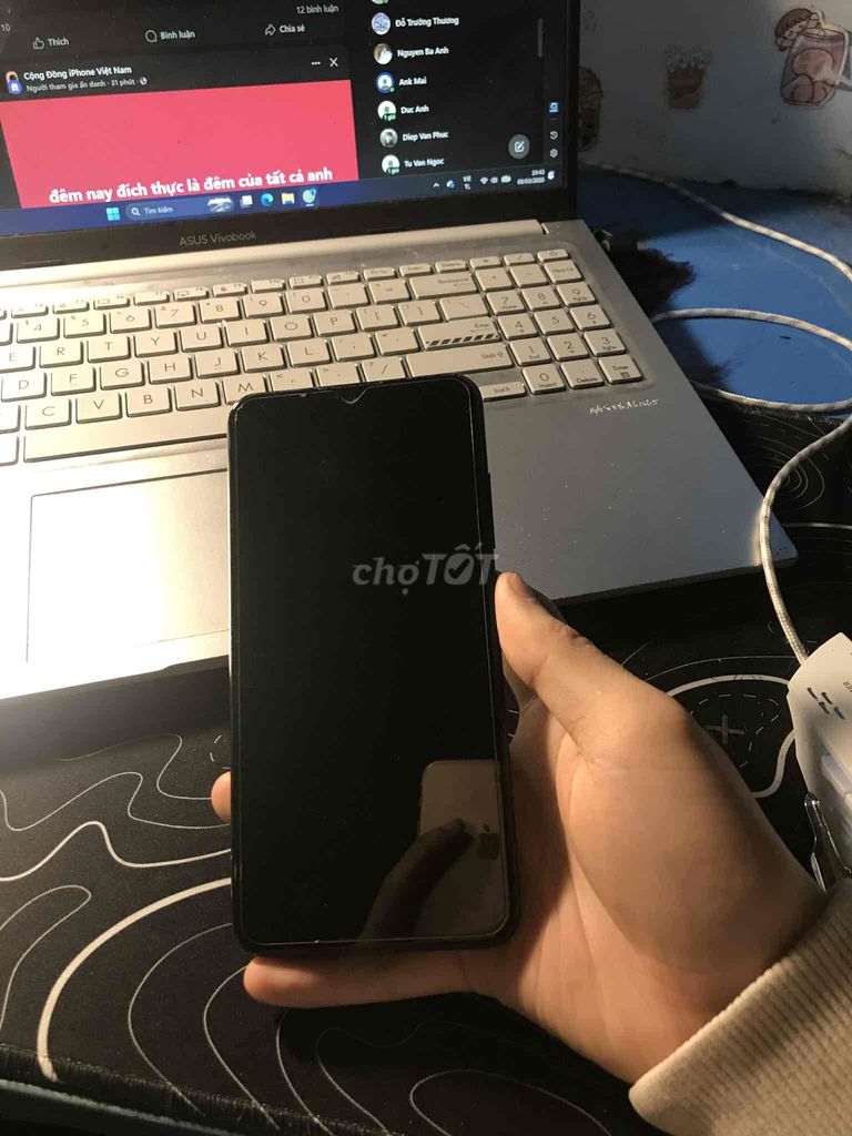 Vivo Y1s màu Đen. Mua bán Điện thoại tại Huyện Lục Ngạn Bắc Giang được đăng bởi Đình Vinh hình 1