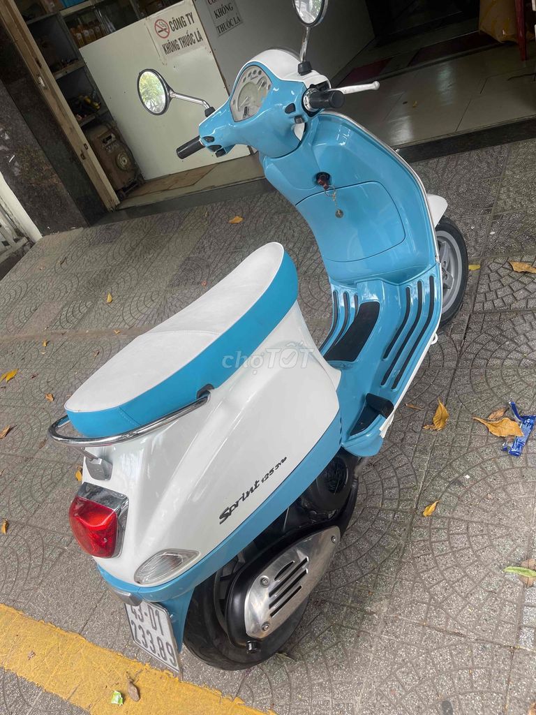 Piaggio Vespa Sprint Белый, Синий Скутер