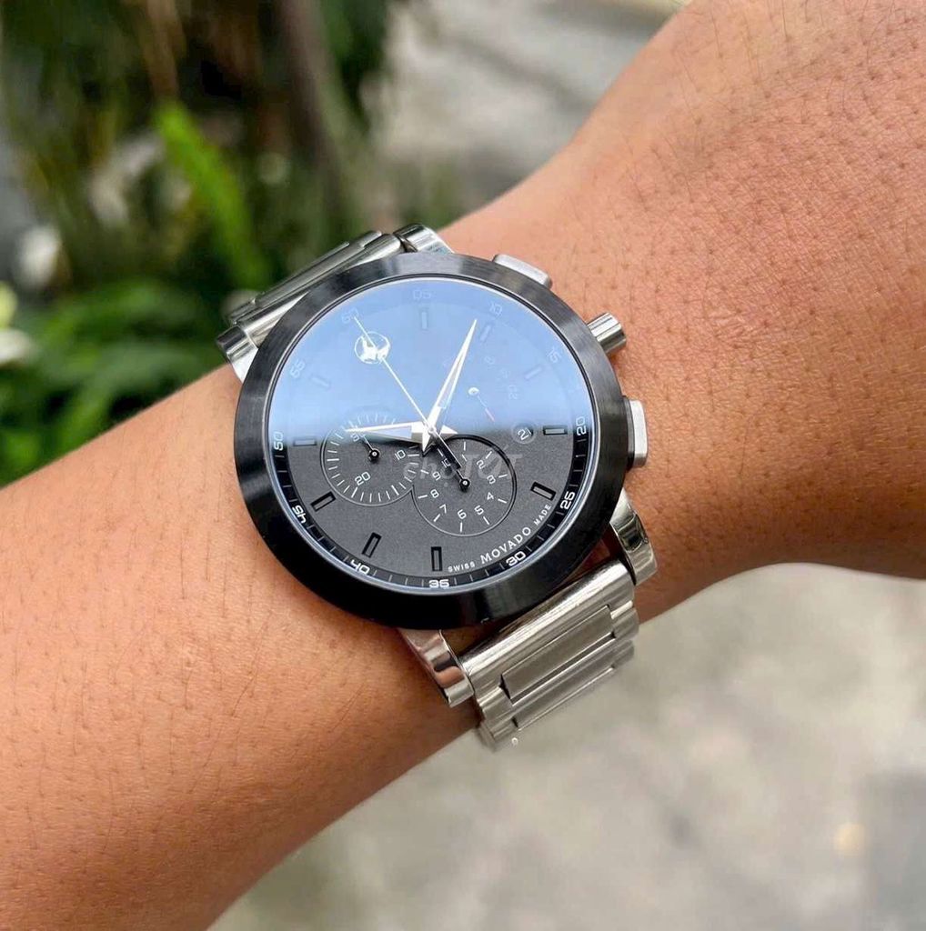 ĐH Nam Movado Chronograph 6 kim siêu đẹp Fullbox