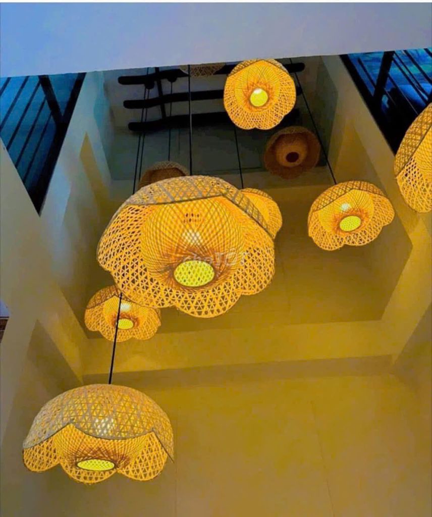 Đèn trang trí Tre hình hoa. Mua bán Đèn tại Quận Cẩm Lệ Đà Nẵng được đăng bởi Nhất Nguyễn Bamboo hình 1
