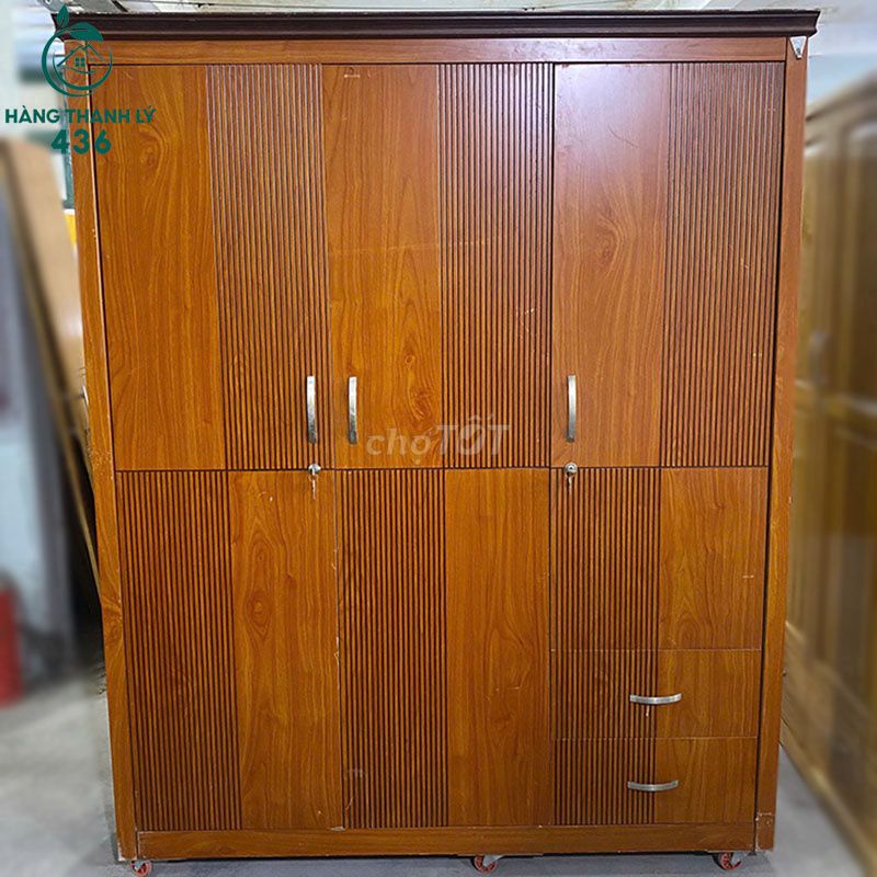 Tủ Quần Áo Gỗ MDF 3 Cánh Nâu Mới 90%. Mua bán Tủ, kệ gia đình tại Quận 10 Tp Hồ Chí Minh được đăng bởi Hàng thanh lý 436 hình 1