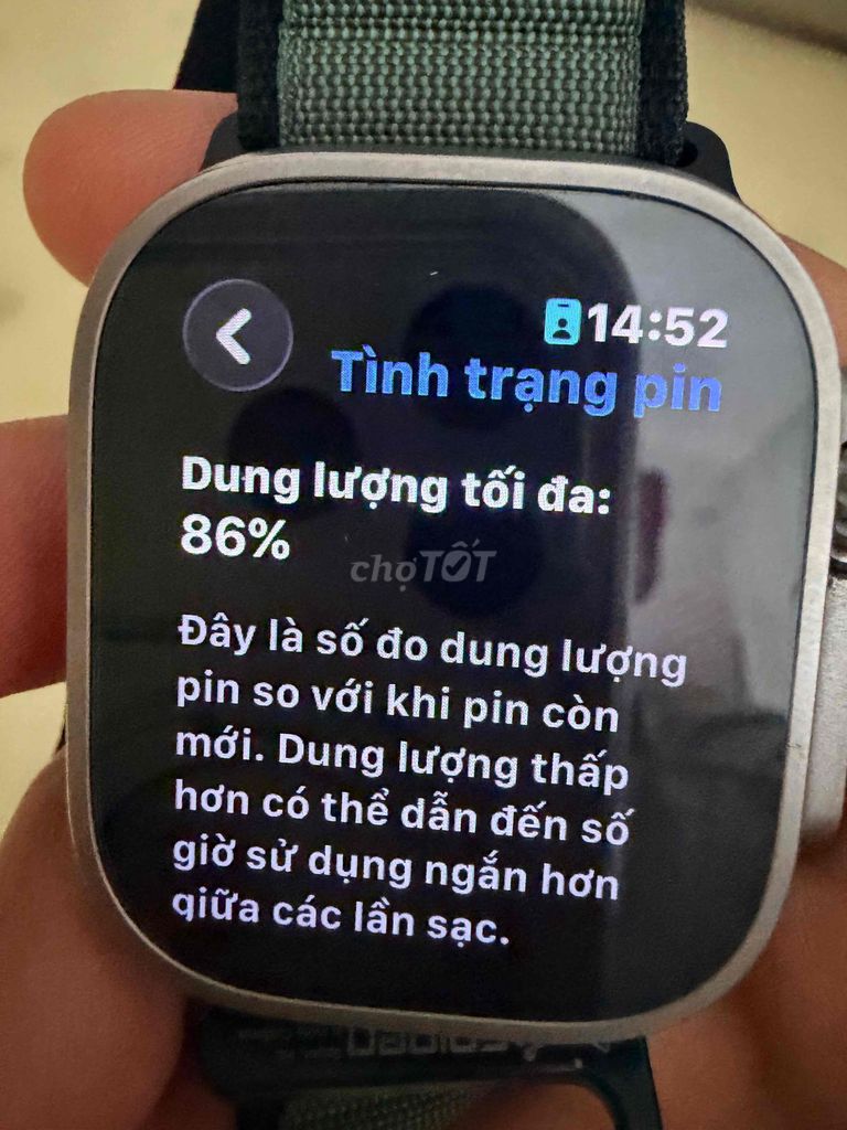 Apple Watch Ultra 1 Bạc. Mua bán Thiết bị đeo thông minh tại Quận 4 Tp Hồ Chí Minh được đăng bởi Tâm Nguyễn hình 1
