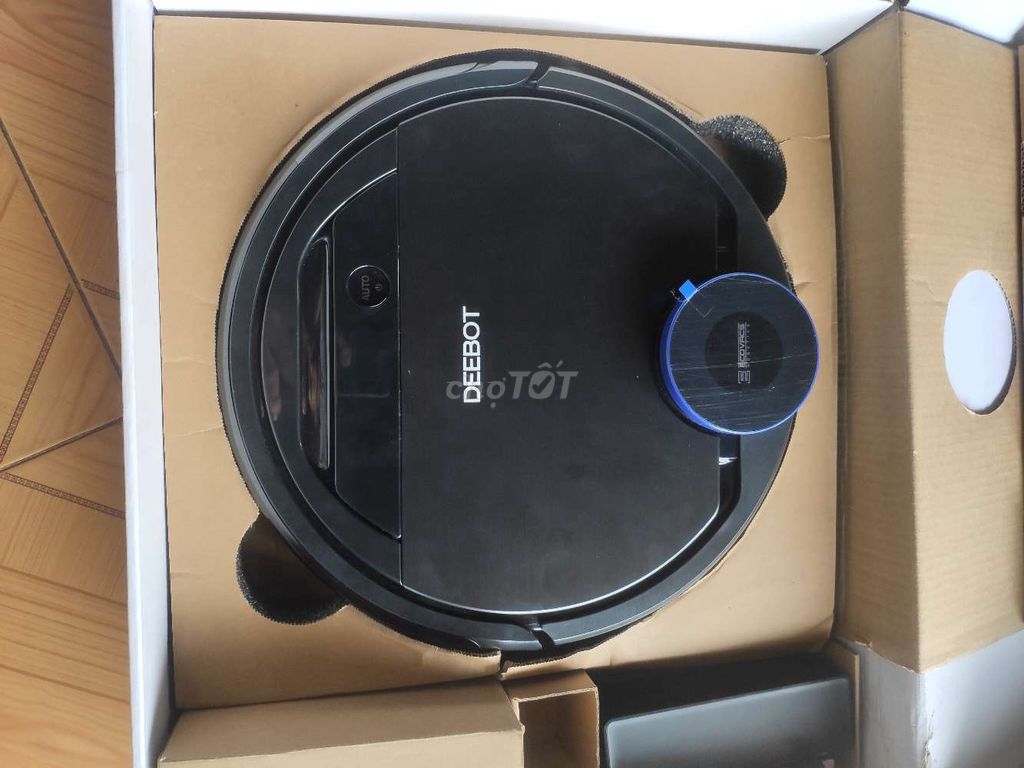 Robot hút bụi Ecovacs Deebot Đen. Mua bán Thiết bị vệ sinh, nhà tắm tại Huyện Bình Chánh Tp Hồ Chí Minh được đăng bởi A To hình 1