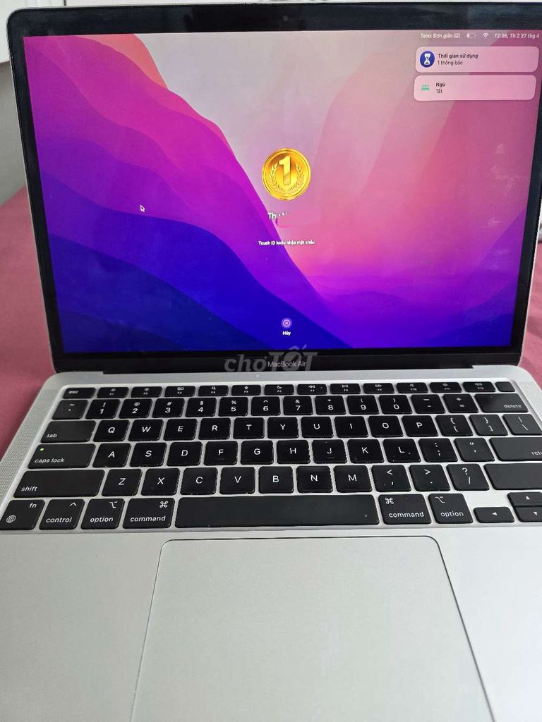 Apple MacBook Air M1 8GB/256GB Bạc. Mua bán Laptop tại Thành phố Thuận An Bình Dương được đăng bởi BĐS Ở Thực hình 1