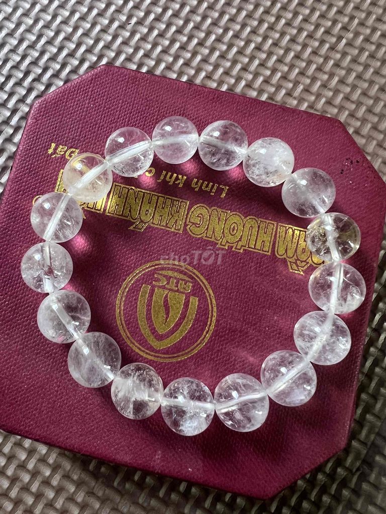 Vòng tay Thạch anh trắng Unisex. Mua bán Phụ kiện thời trang khác tại Thành phố Cao Lãnh Đồng Tháp được đăng bởi Gin jewelry hình 1