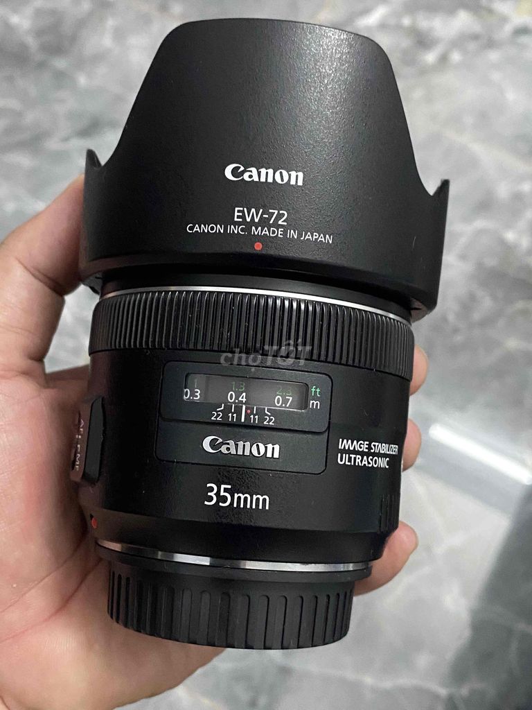 Lens Canon 35 f2 IS đẹp