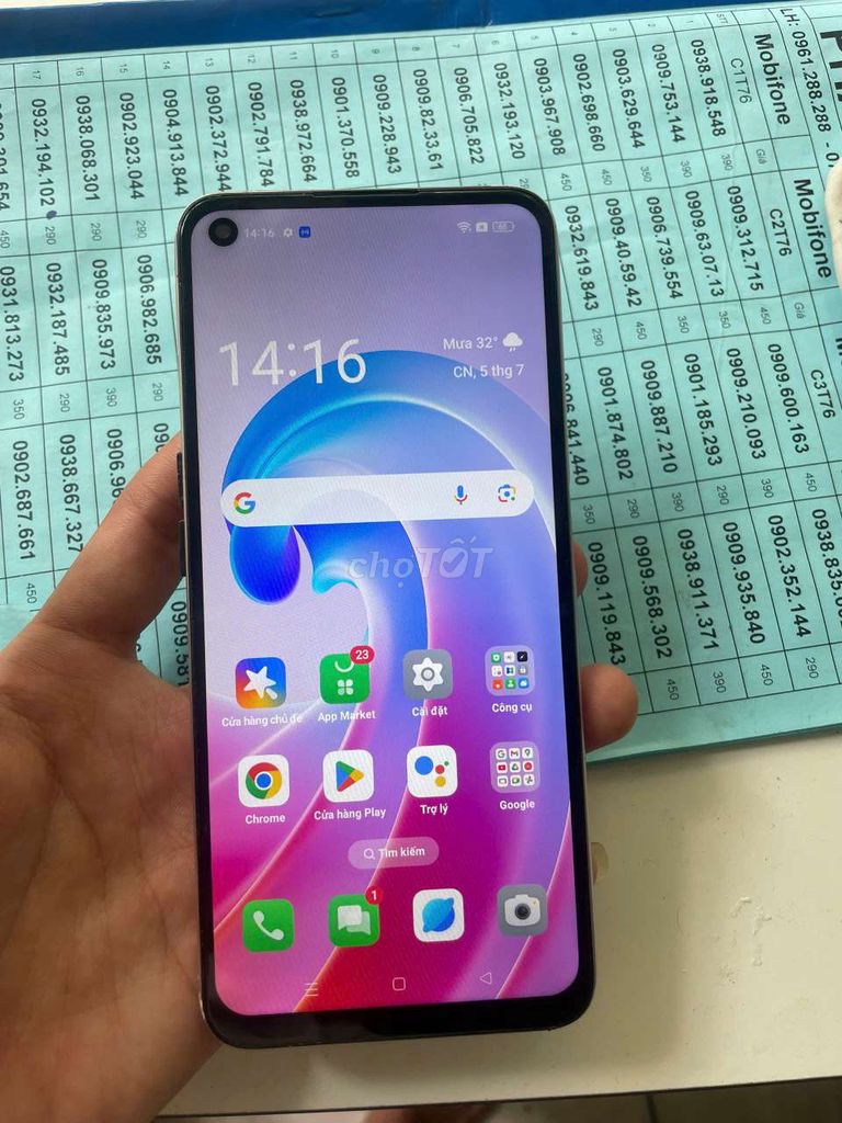 Oppo A96 128GB Trắng 8GB RAM. Mua bán Điện thoại tại Quận 8 Tp Hồ Chí Minh được đăng bởi đai phat hình 1