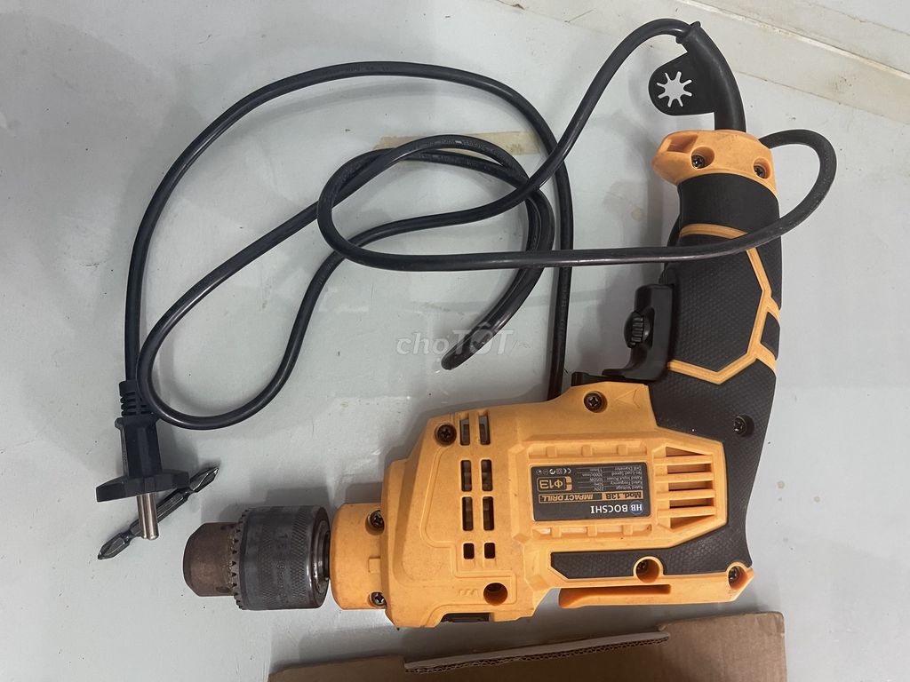 Máy khoan HB BOCSHI 13B Vàng, Đen. Mua bán Đồ chuyên dụng, Giống nuôi trồng tại Huyện Phú Giáo Bình Dương được đăng bởi Triệu Năm hình 1