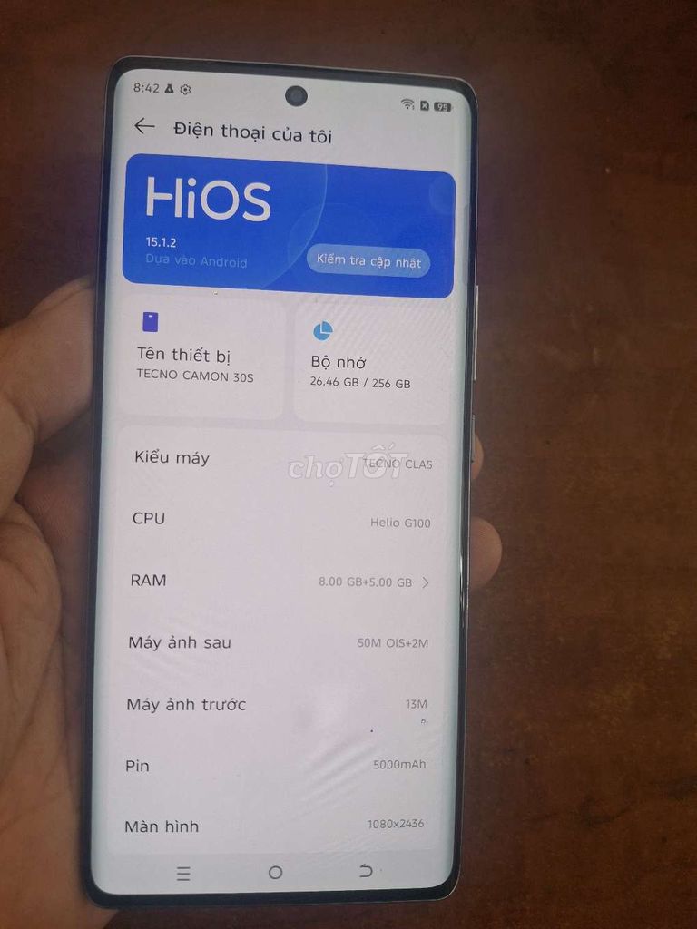 Tecno Camon 30S 256GB Tím. Mua bán Điện thoại tại Quận Bình Thạnh Tp Hồ Chí Minh được đăng bởi minh ngọc hình 1