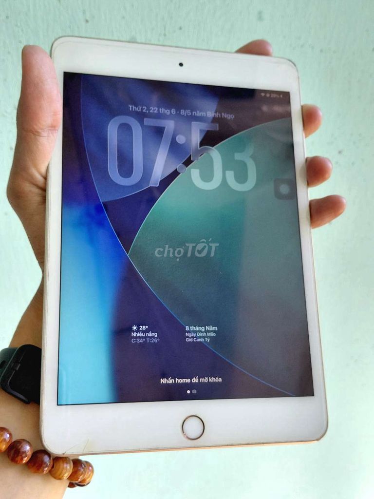 Apple iPad mini 5 64GB Vàng hồng. Mua bán Máy tính bảng tại Thành phố Trà Vinh Trà Vinh được đăng bởi Quang hình 1