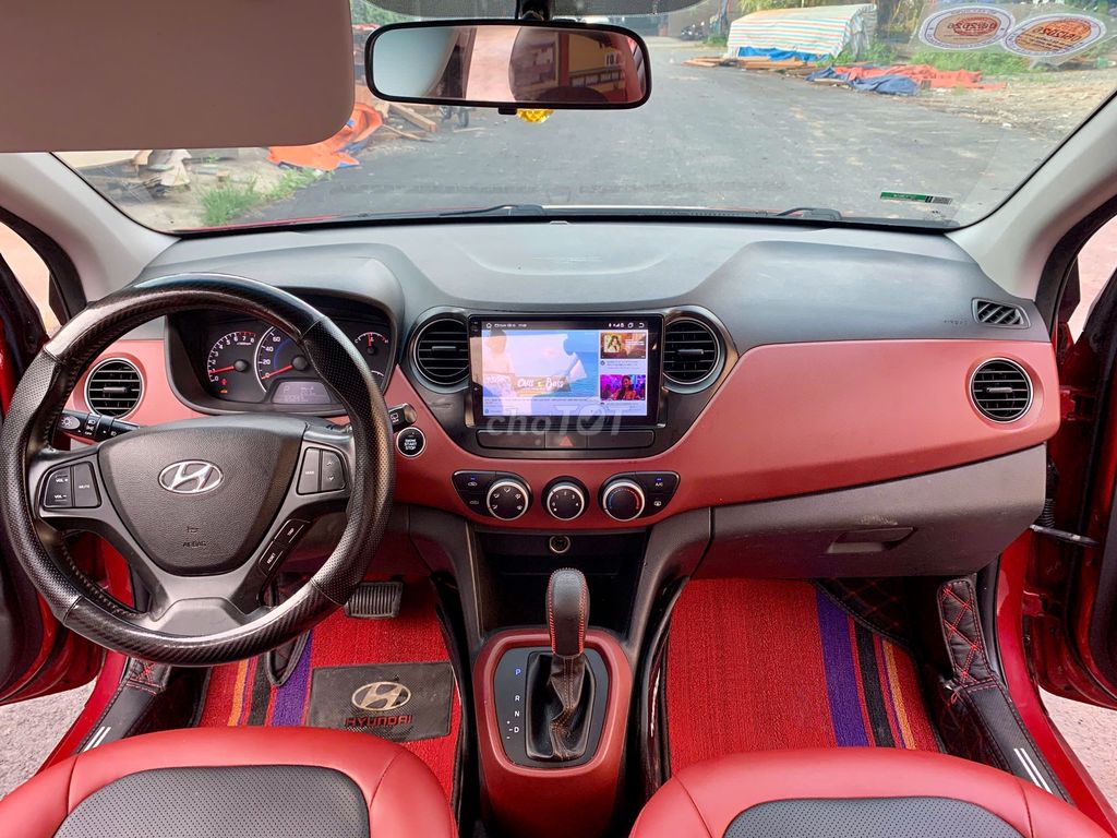 Hyundai i10 1.2 AT màu đỏ cực nét. Mua bán Ô tô tại Huyện Thạch Thất Hà Nội được đăng bởi Nguyễn Cao lâm  hình 4