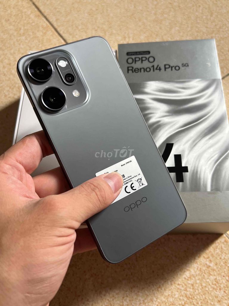 Oppo Reno 14 Pro 5G 512GB Xám Bh T11/2026. Mua bán Điện thoại tại Quận 12 Tp Hồ Chí Minh được đăng bởi Anh K hình 1