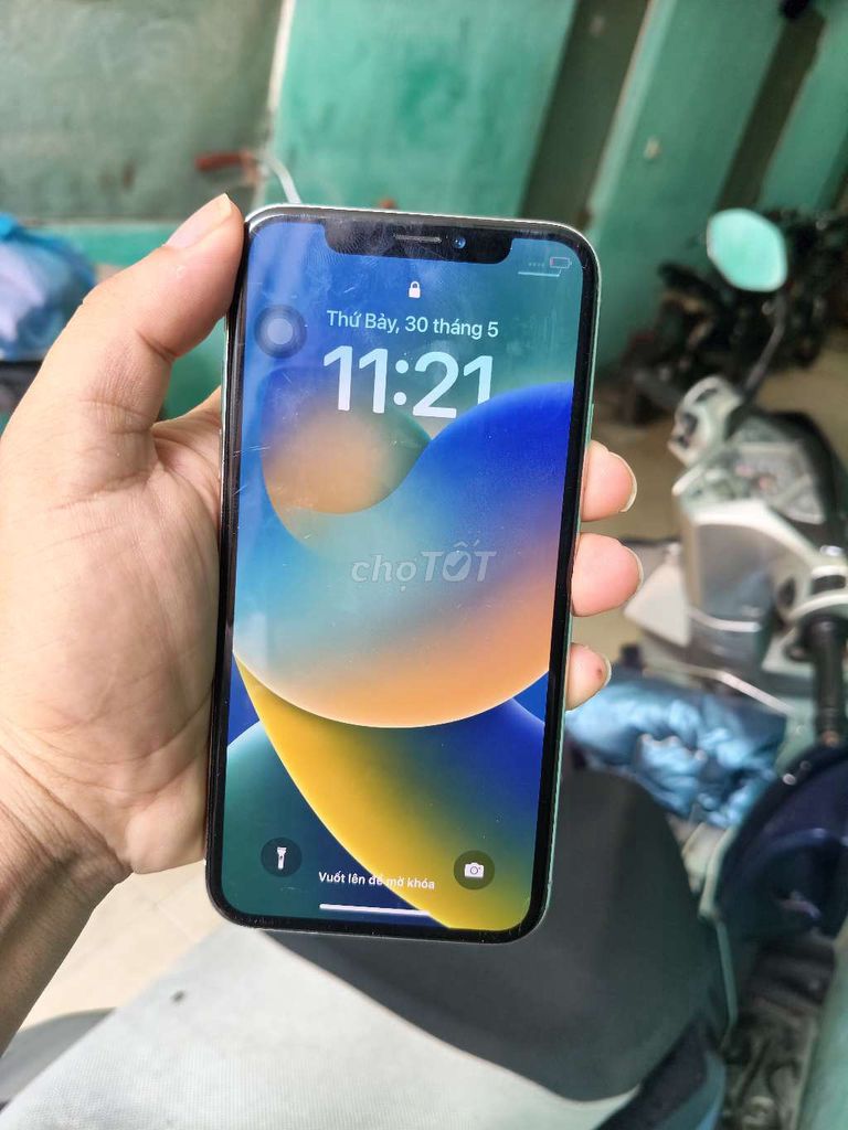 Apple iPhone X 64GB Trắng Đã sử dụng. Mua bán Điện thoại tại Quận Liên Chiểu Đà Nẵng được đăng bởi Công Lực hình 1
