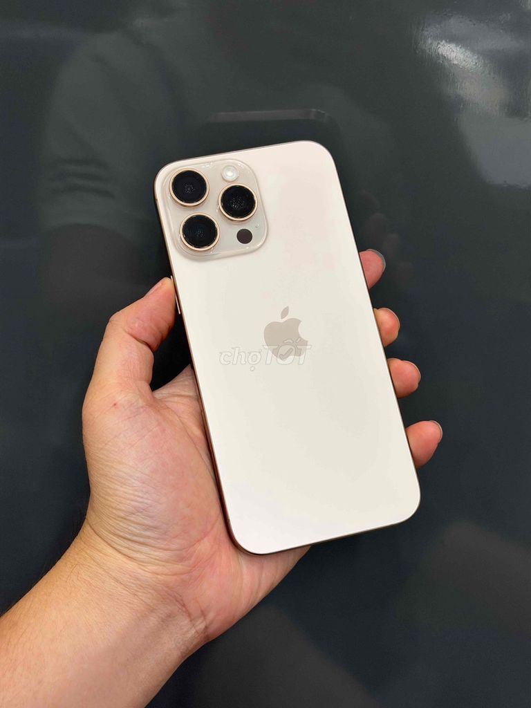 16 Pro Max 256GB Vàng Vn Pin 95 IOS 18.0 ngon 8292. Mua bán Điện thoại tại Quận Ninh Kiều Cần Thơ được đăng bởi Quý Mobile Cần thơ hình 1