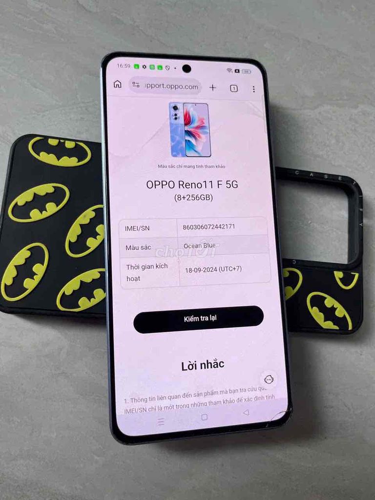 Oppo Reno 11F 5G chính hãng Việt Nam mẻ kính nhỏ. Mua bán Điện thoại tại Quận 8 Tp Hồ Chí Minh được đăng bởi điện thoại giá rẻ  hình 1