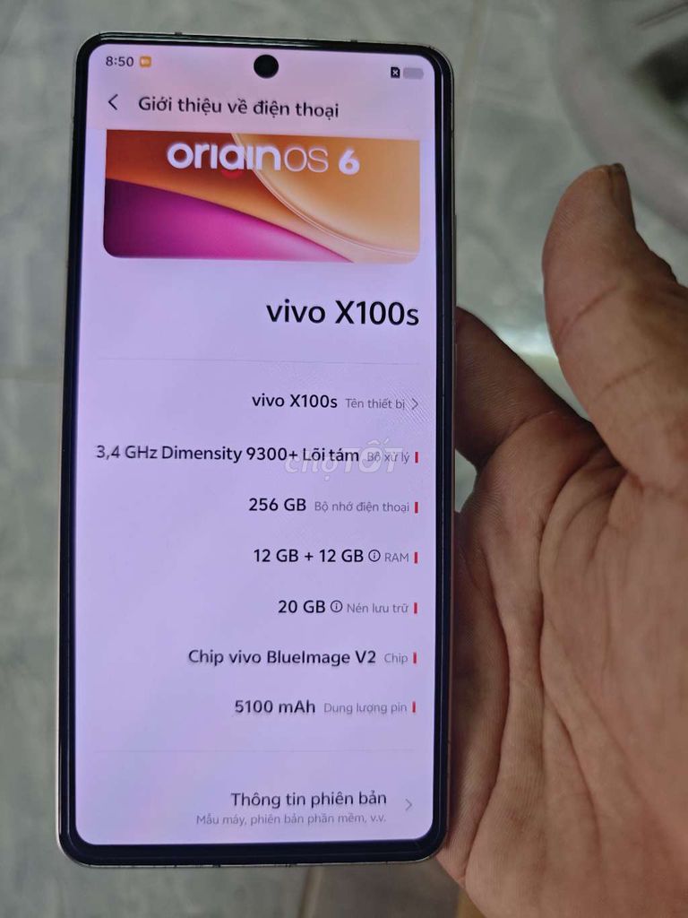 Vivo X100s 256GB Bạc. Mua bán Điện thoại tại Quận Gò Vấp Tp Hồ Chí Minh được đăng bởi Hùng hình 1