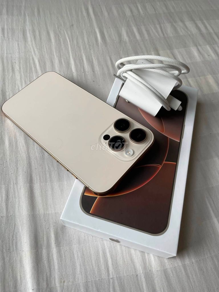 Apple iPhone 16 Pro Max 256GB Vàng. Mua bán Điện thoại tại Quận 10 Tp Hồ Chí Minh được đăng bởi Hội Đồ Điện Tử hình 1