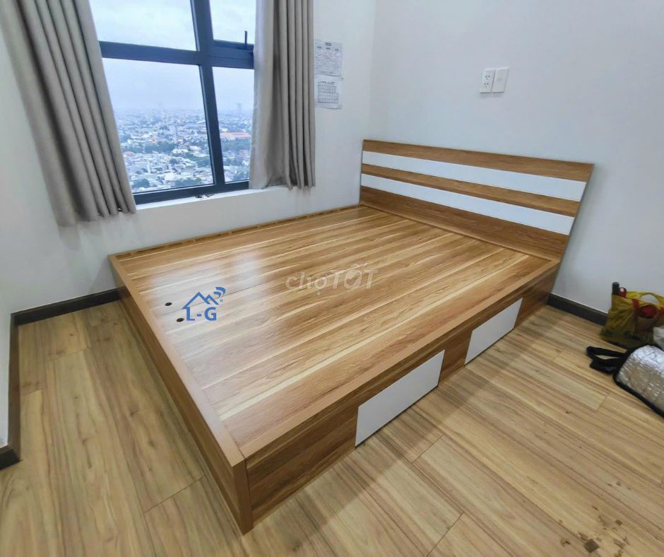 GIƯỜNG GỖ MDF$GIƯỜNG GỖ#GIƯỜNG GỖ CN@GIƯỜNG GỖ ĐẸP. Mua bán Giường, chăn ga gối nệm tại Quận 10 Tp Hồ Chí Minh được đăng bởi Lâm Gia Decor hình 1