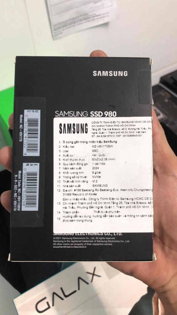 SSD Samsung 980 1TB