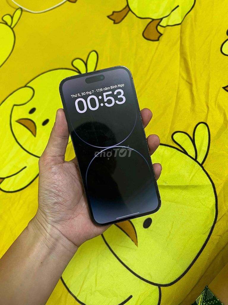 Apple iPhone 14 Pro Max 128GB Đen Mỹ quốc tế. Mua bán Điện thoại tại Quận Tây Hồ Hà Nội được đăng bởi Nguyễn Văn Lung hình 1