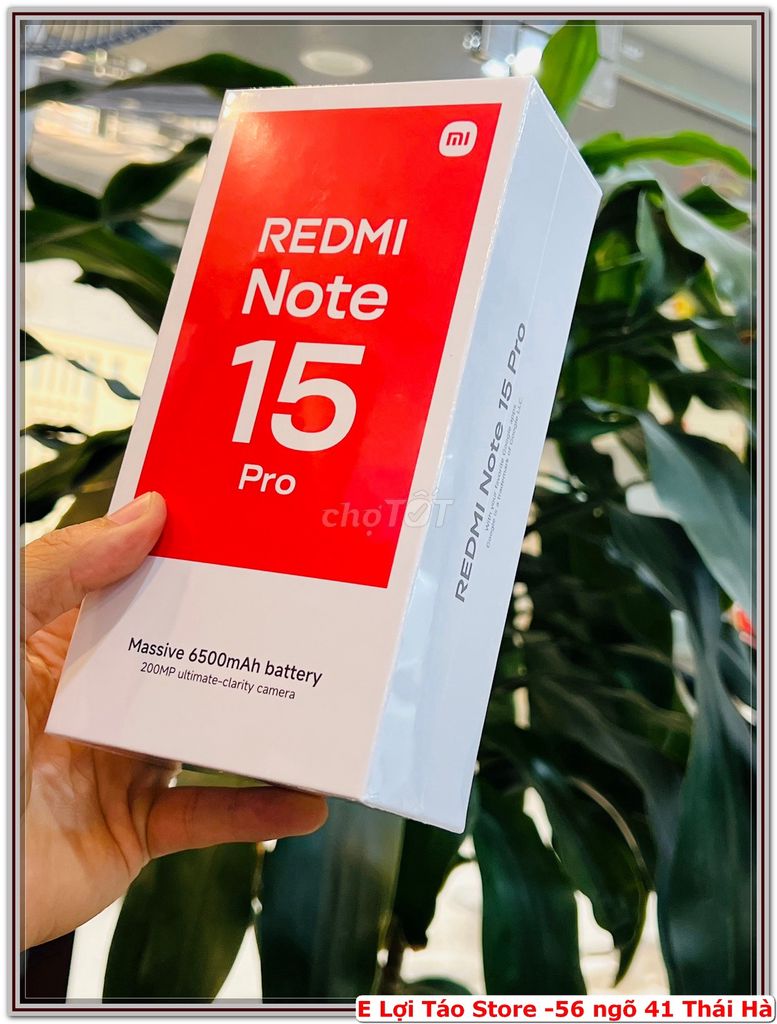 Xiaomi Redmi Note 15 Pro 12GB/256GB Đen Newseal. Mua bán Điện thoại tại Quận Đống Đa Hà Nội được đăng bởi Nguyễn Tiến Lợi hình 1