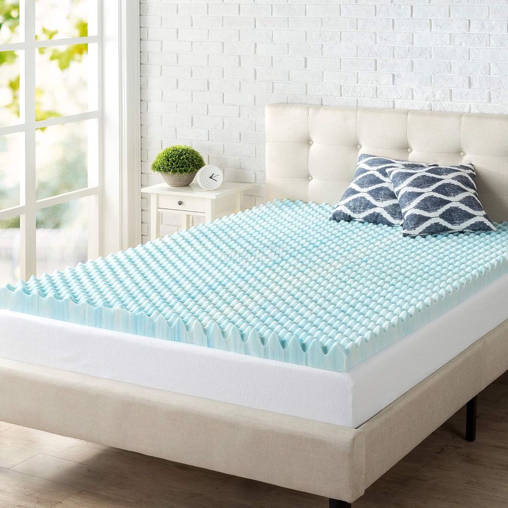 Topper nệm Zinus Gel Memory Foam, Êm mát,160x200cm. Mua bán Giường, chăn ga gối nệm tại Huyện Nhà Bè Tp Hồ Chí Minh được đăng bởi Nguyễn Duy Anh hình 1