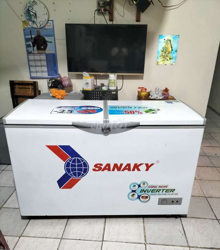 Tủ đông Sanaky inverter 320lít tủ đông suốt