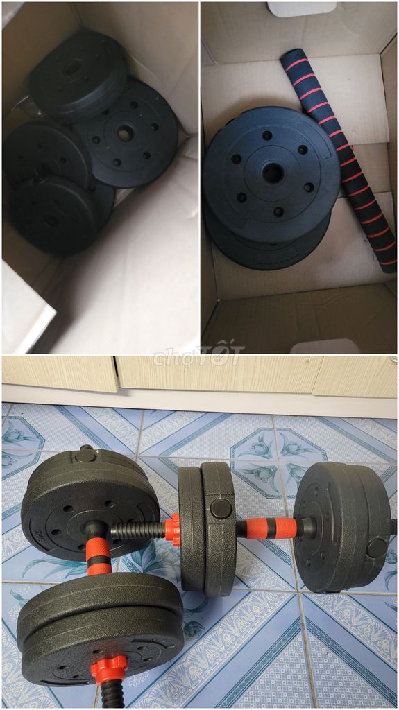 Tạ tháo lắp 30kg Đen. Mua bán Đồ thể thao, Dã ngoại tại Thành phố Hạ Long Quảng Ninh được đăng bởi Dương Thảnh hình 1